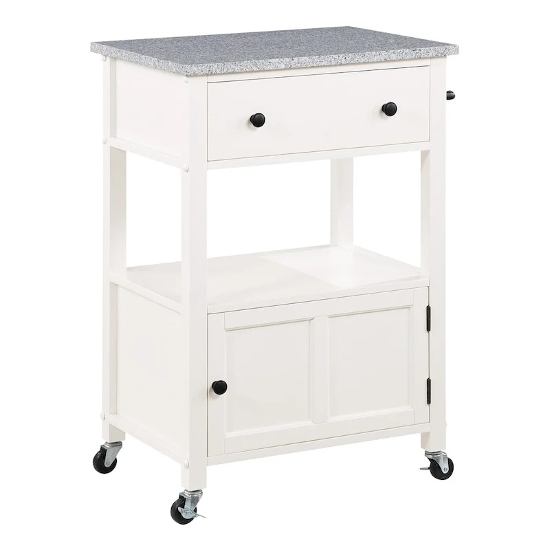 Fairfax Kitchen Cart with Granite Top