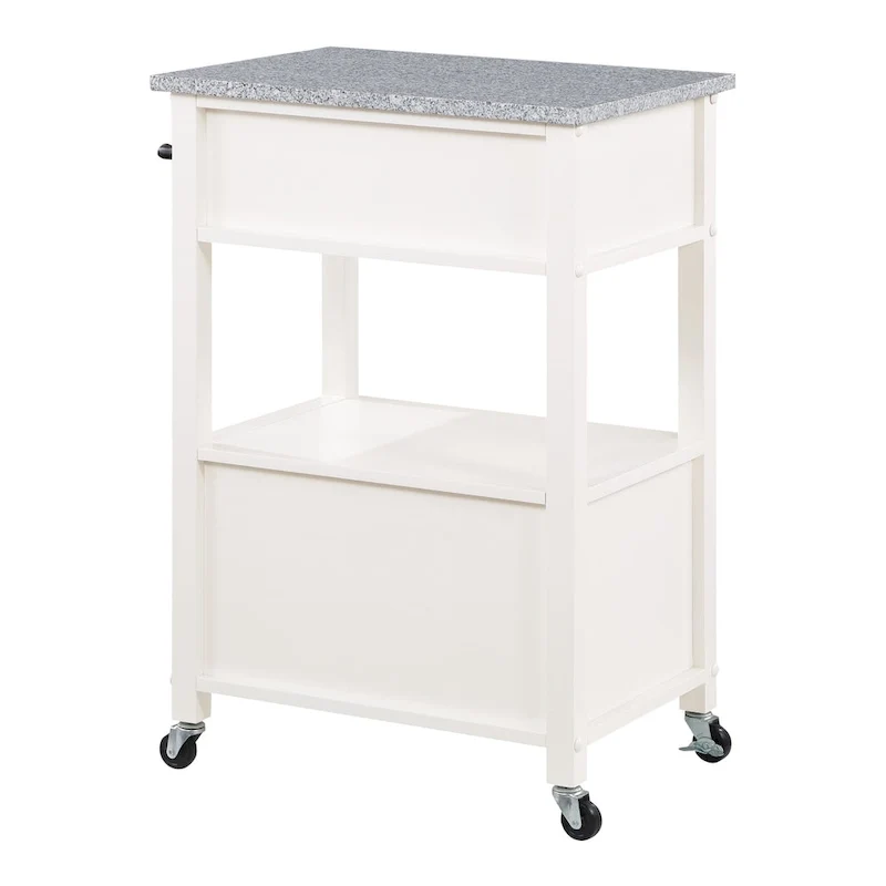 Fairfax Kitchen Cart with Granite Top