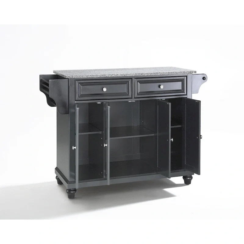 Crosley Cambridge Granite Top Full Size Kitchen Island/Cart - 18d x 51.5w x 36h