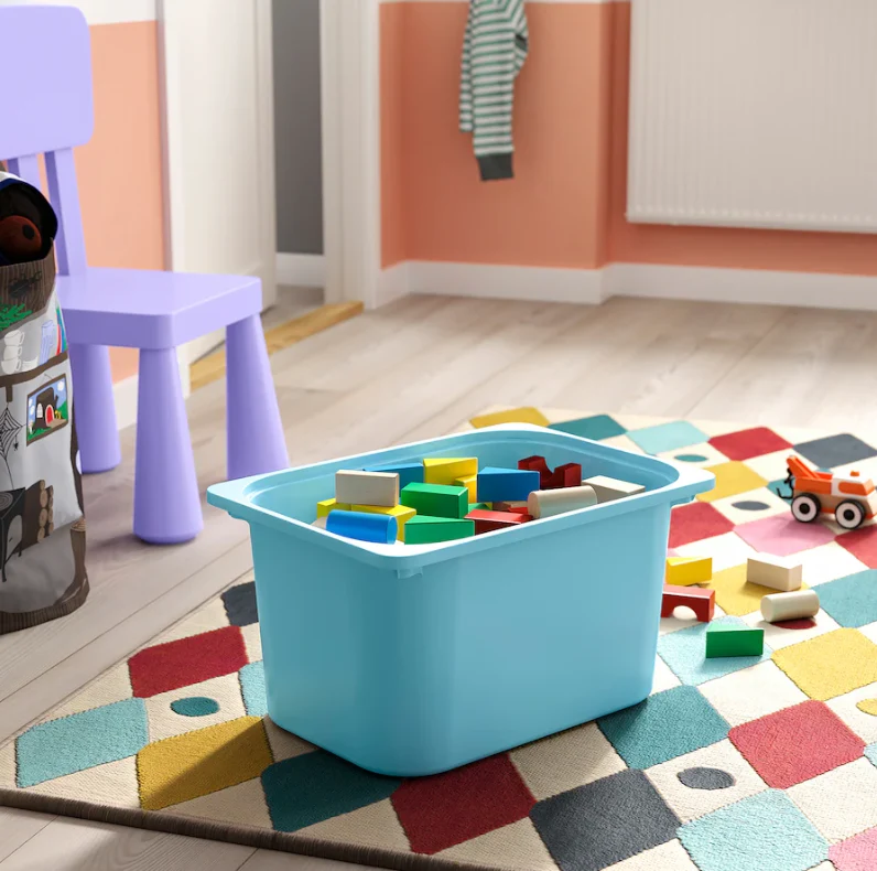 TROFAST Storage box, light blue, 42x30x23 cm