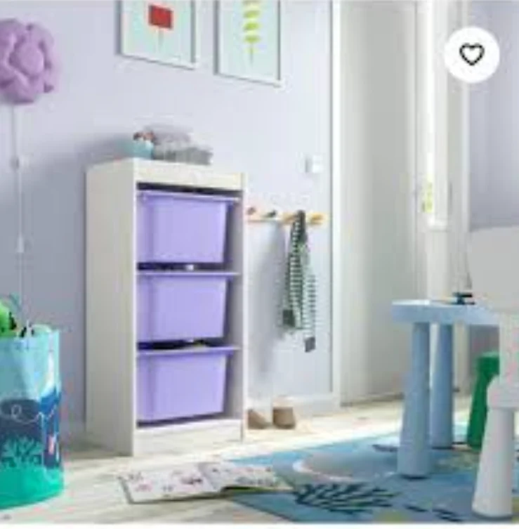 TROFAST Storage box, lilac, 42x30x23 cm