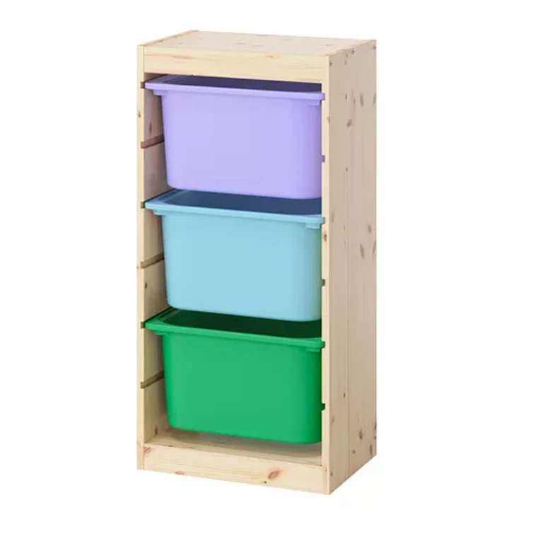 TROFAST Storage box, lilac, 42x30x23 cm