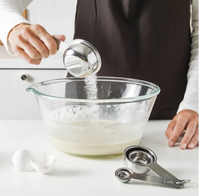 VARDAGEN set of measuring cups, grey, 5 piece