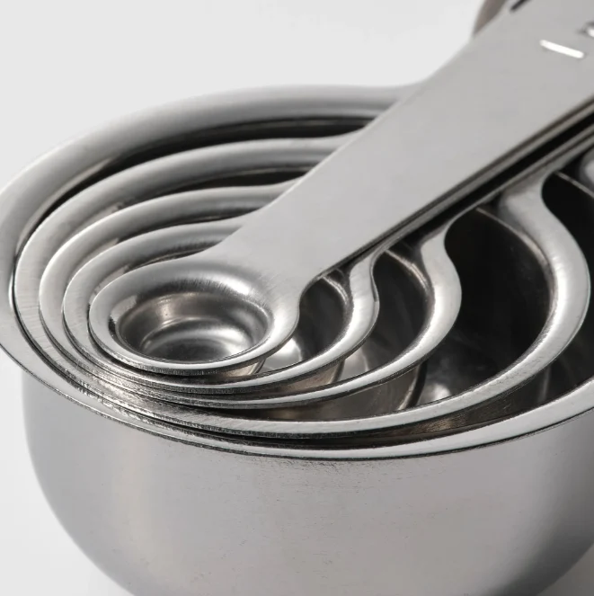 VARDAGEN set of measuring cups, grey, 5 piece