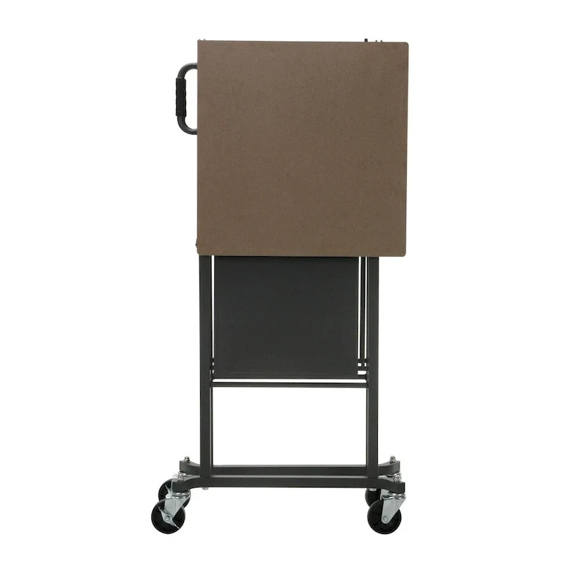 COSCO Smartfold Grey Utility Table / Workbench with Locking Casters