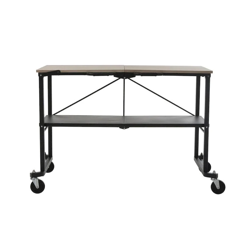 COSCO Smartfold Grey Utility Table / Workbench with Locking Casters
