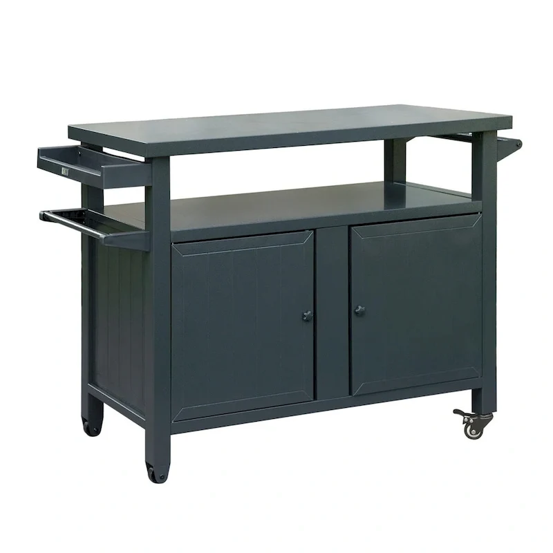 Grill Carts Outdoor Storage Cabinet with Wheels