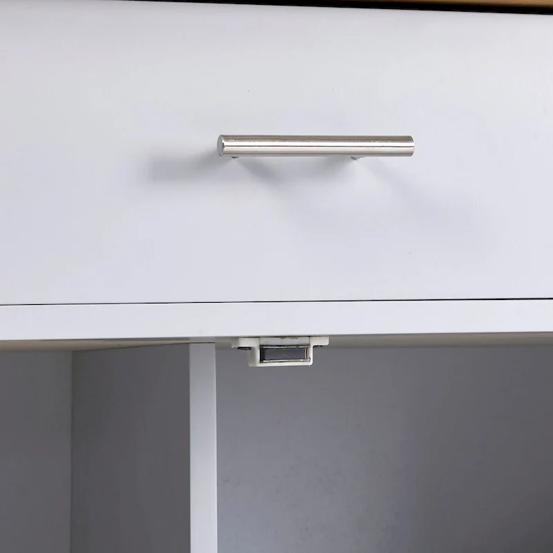 Rolling Kitchen Island with Storage