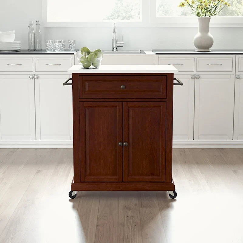 Crosley Portable Granite Top Kitchen Cart - 31W x 18D x 35.5H