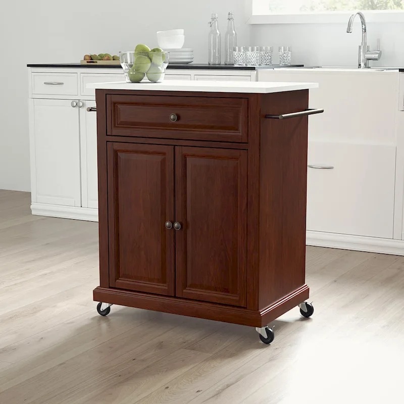 Crosley Portable Granite Top Kitchen Cart - 31W x 18D x 35.5H