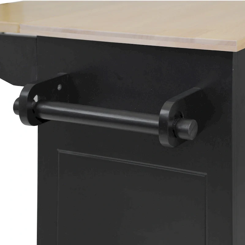 Kitchen Island with Drop Leaf - N/A