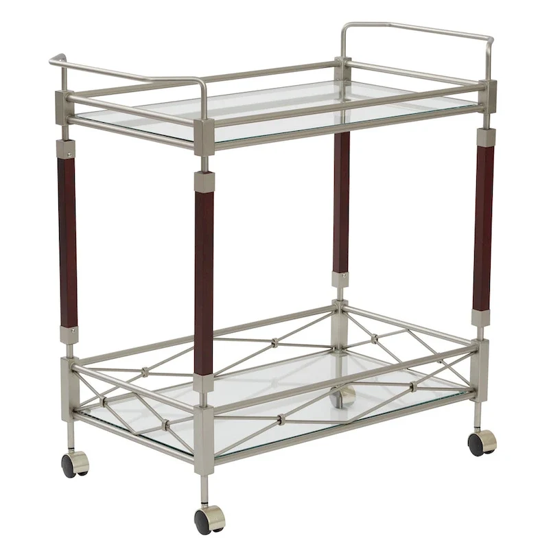 Silver Orchid Rita Serving Cart