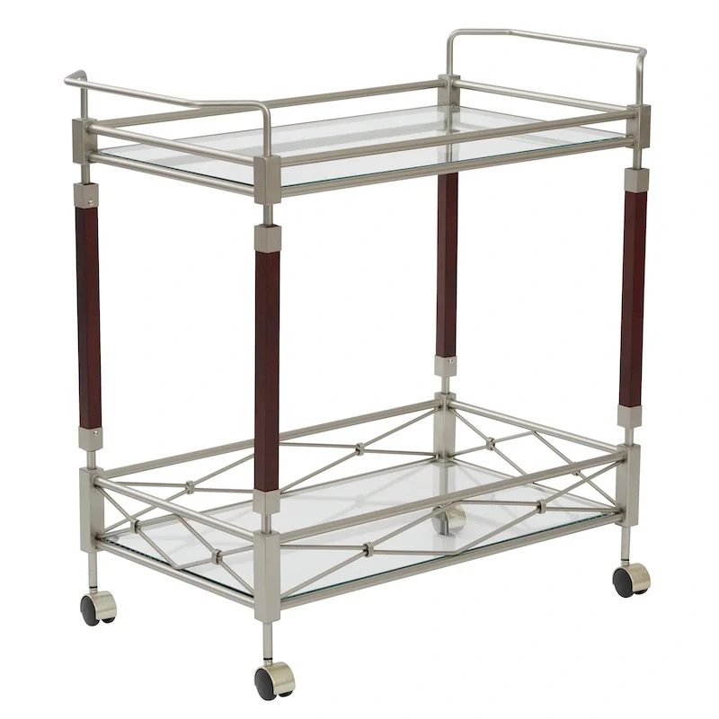 Silver Orchid Rita Serving Cart