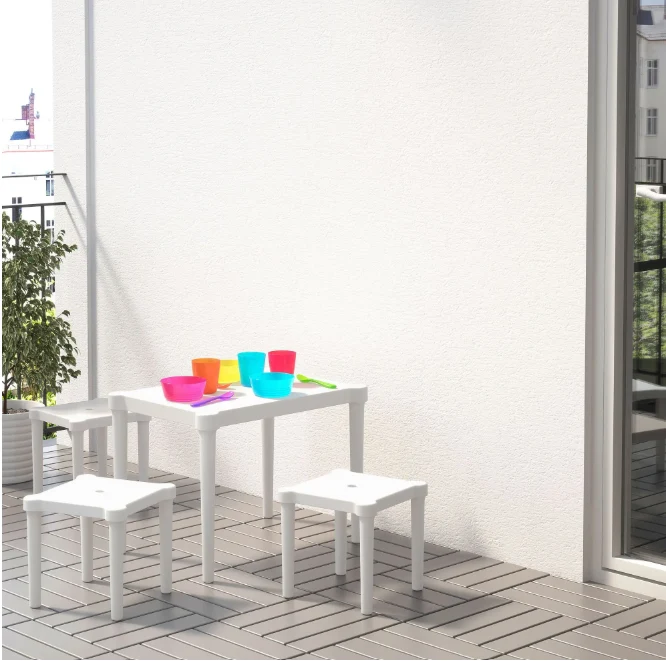 UTTER children's stool, white