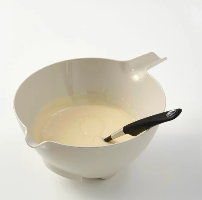 VISPNING mixing bowl, beige, 3 l