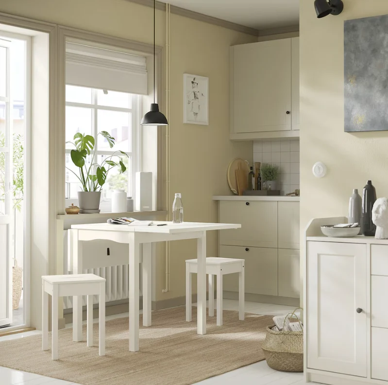 HAUGA Stool, white