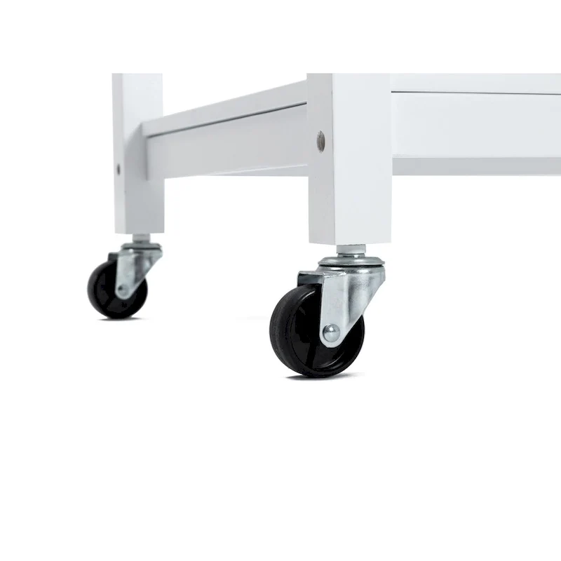 Holland Kitchen Cart With Stainless Steel Top