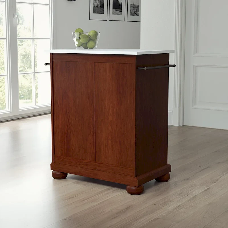 Crosley Alexandria Granite Top Portable Kitchen Island/Cart - 31W x 18D x 35.5H