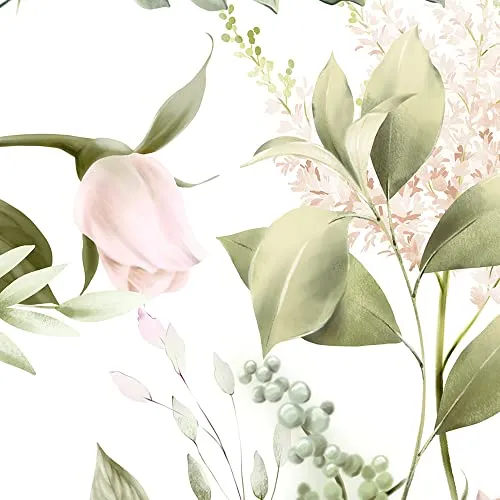 murando Papier Peint Adhesif Fleur Feuilles 10 m Décoration Murale XXL Poster Tableaux Muraux Tapisserie Photo Panneau décoratif Photo sur le mur Trompe l'oeil Nature Botanique b-B-10087-j-a