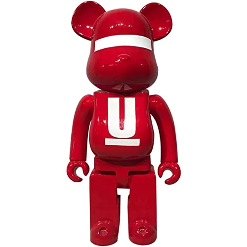 Intees Bearbricks 1000% Violent Bear,70Cm / 27.6In Building Blocks Bear Handmade Collection Toy Gift Fashion Decoration