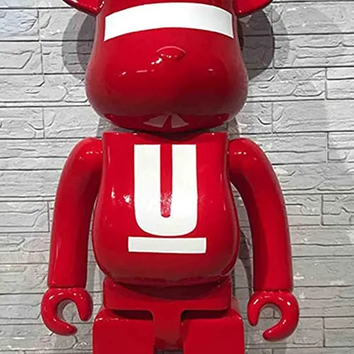 Intees Bearbricks 1000% Violent Bear,70Cm / 27.6In Building Blocks Bear Handmade Collection Toy Gift Fashion Decoration