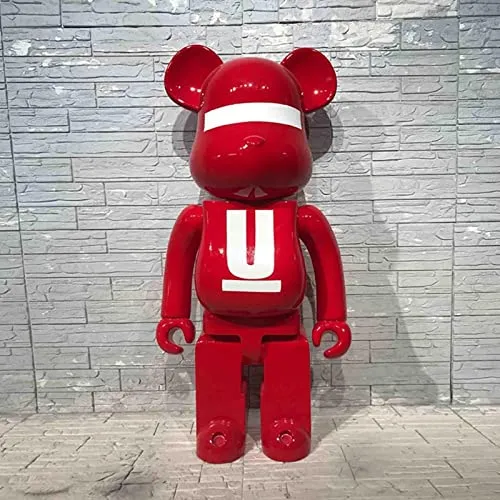 Intees Bearbricks 1000% Violent Bear,70Cm / 27.6In Building Blocks Bear Handmade Collection Toy Gift Fashion Decoration