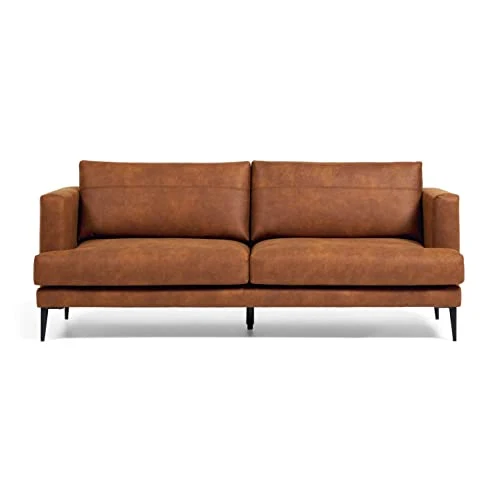 Kave Home - Canapé Tanya 2 Places rembourré Marron Clair 183 cm