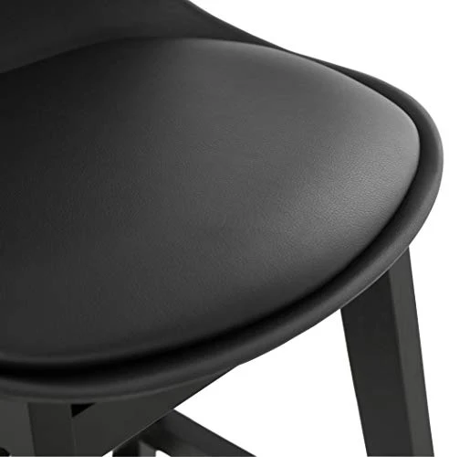 Générique Tabouret de Bar Design Turel Black 42x48x102 cm