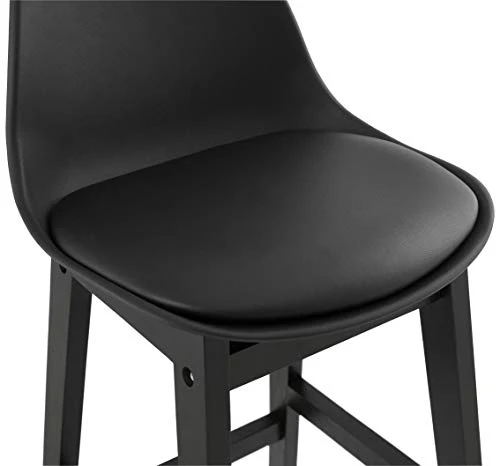 Générique Tabouret de Bar Design Turel Black 42x48x102 cm