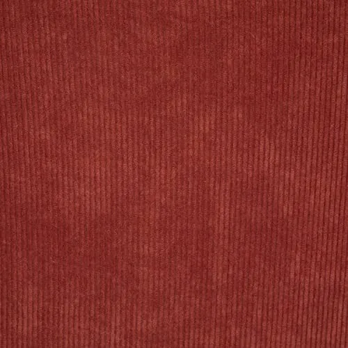 Chaise Celeste - Velours côtelé - Pieds en métal - Rose Terracotta - Atmosphera créateur d'intérieur