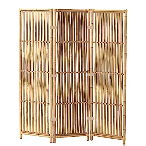 Box and Beyond Paravent en Bambou - Naturel - 160x139cm