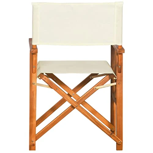 vidaXL Chaise Pliante Jardin Terrasse Patio Fauteuil Bois d'Acacia Massif