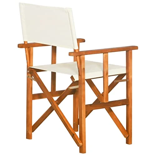vidaXL Chaise Pliante Jardin Terrasse Patio Fauteuil Bois d'Acacia Massif