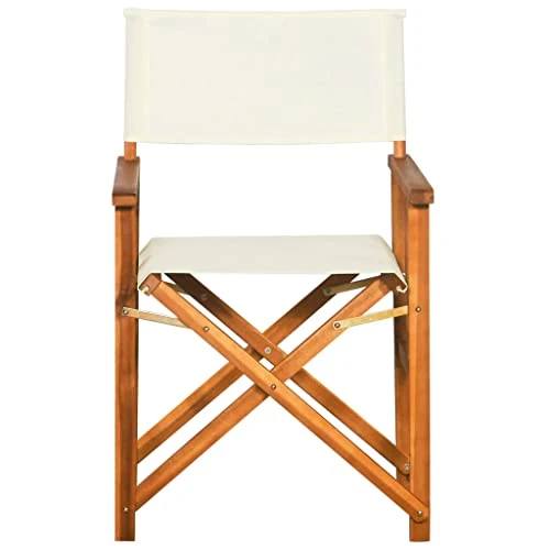 vidaXL Chaise Pliante Jardin Terrasse Patio Fauteuil Bois d'Acacia Massif