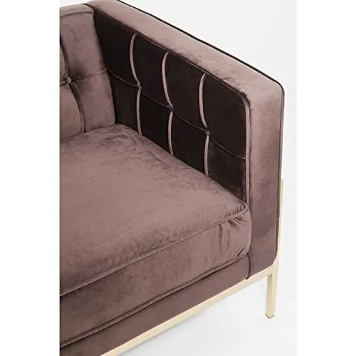Canapé Loft marron 3 places Kare Design