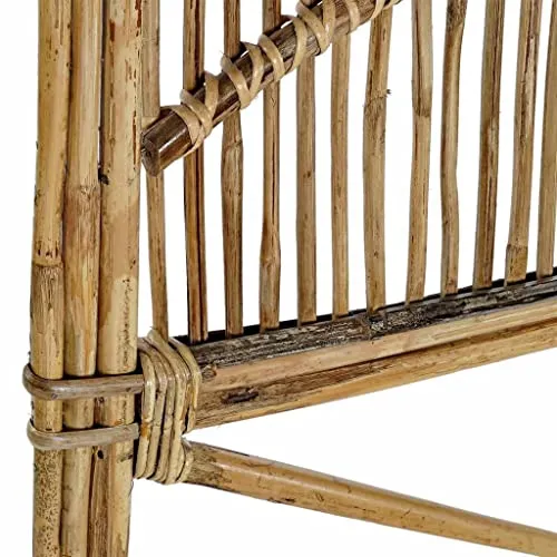 Item Ventemeublesonline TÊTE DE LIT en ROTIN Naturel 178X4X128, Blanc