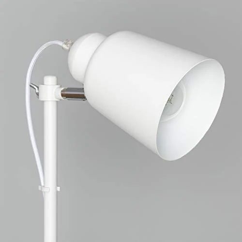 LEDKIA LIGHTING Lampadaire Métal Ulux 1450x250x250 mm Blanc E27 Métal pour Décoration Salon, Chambre, Cuisine