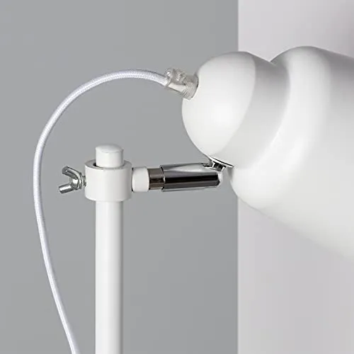 LEDKIA LIGHTING Lampadaire Métal Ulux 1450x250x250 mm Blanc E27 Métal pour Décoration Salon, Chambre, Cuisine
