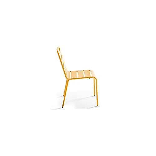Oviala Palavas - Chaise en métal Jaune