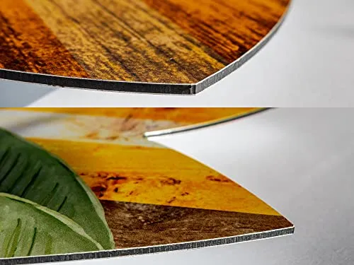 DECLINA, Décoration murale, planche de surf, déco surf, impression sur aluminium, Planche de surf décorative Summer Surfing, 100x30 cm