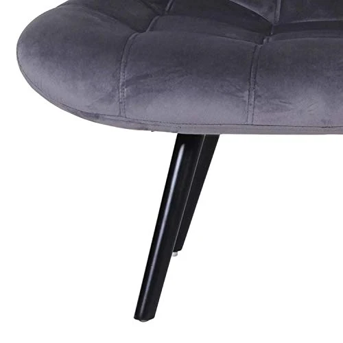 Lot de 2 fauteuils Danios Velours Gris