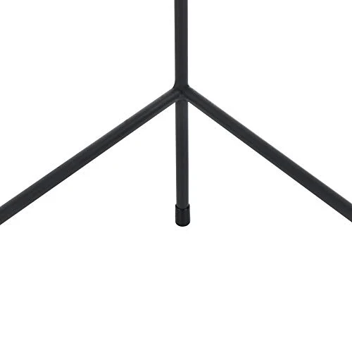 [en.casa] Set de 3 Tables Basses Ensemble de 3 Tables Gigognes Table de Salon Table de Rangement Desserte Métal Noir Tailles Différentes