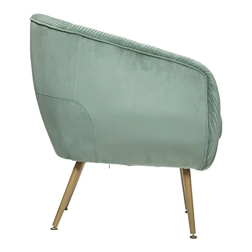 Fauteuil Solaro - Vert céladon - Velours - Atmosphera créateur d'intérieur