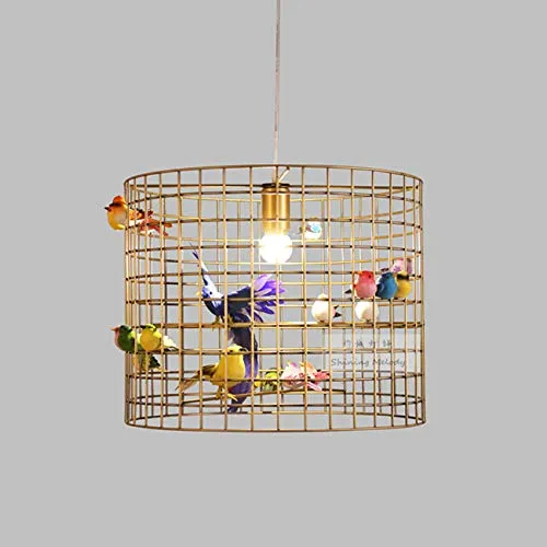 Lustre grande Suspension petite Volière diamètre 45cm