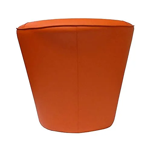 LIBEROSHOPPING.eu - LA TUA CASA IN UN CLIK Fauteuil de Chambre en Cuir écologique Valentina rembourré de Haute qualité (Orange)