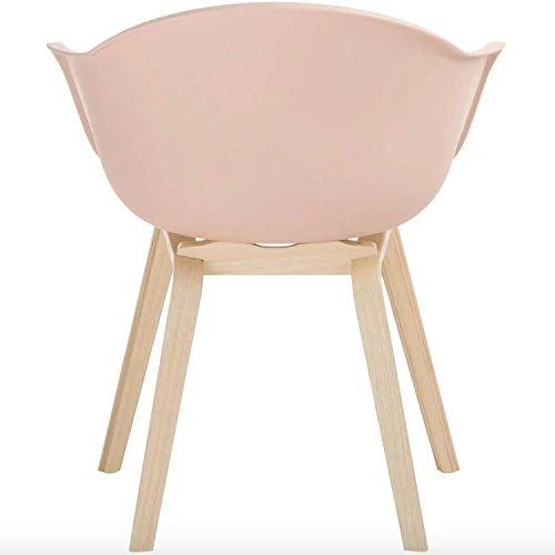Damiware Romeo Ensemble de 2 | Chaises Tendance rétro | Chaises à Manger | Rose (Rose)