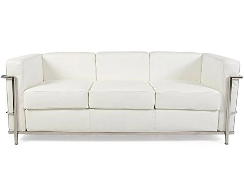 Famous-Design LC2 Le Corbusier 3 Places - Blanc