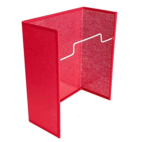 Applique murale d'intérieur Alice de forme rectangulaire en tissu rouge dans un style moderne au design Loft 1xE27 idéale pour le salon