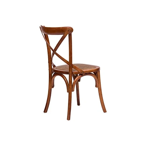 Biscottini Chaise de cuisine en bois 86 x 42 x 46 cm | Chaises de cuisine en bois Made in Italy | Chaises vintage pour salle à manger | Chaises bois cuisine et jardin