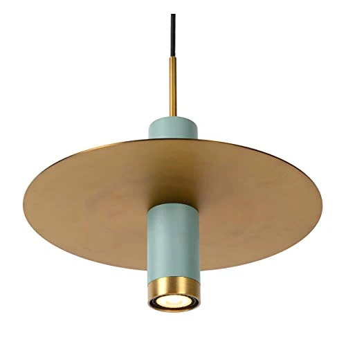 Lucide 03322/01/37 Suspension, Métal, 35 W, Turquoise, Cuivre